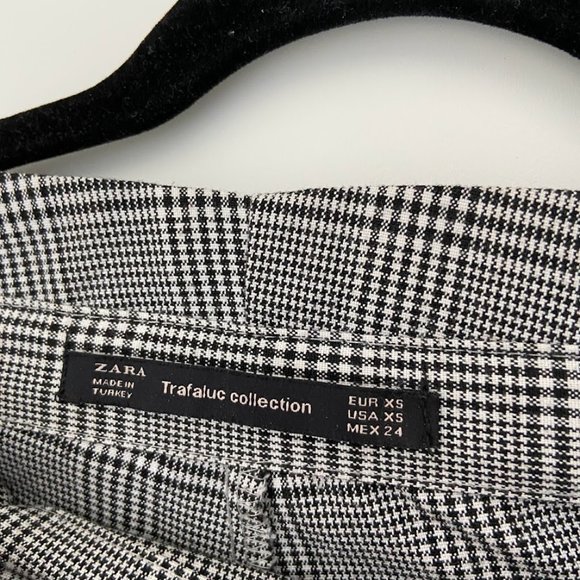 Zara Paperbag Checkered Pants - Picture 4 of 5